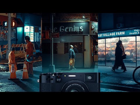 Fujifilm X100V night photos