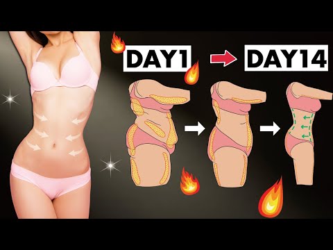 Easy Workout & Cardio!  Lose Belly and Slim Waist Fast (Morning)