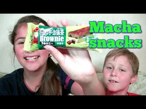 Japanese Green Tea (Macha) Snacks Review