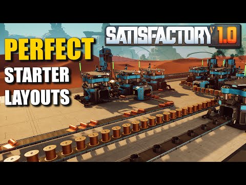 START Strong with These 5 PERFECT Early Game Layouts in Satisfactory!