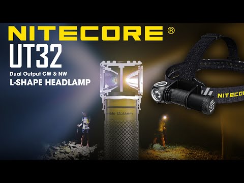 NITECORE UT32 Cool White/Warm White 1100 Lumen L-Shape Headlamp