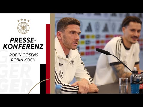 RE-LIVE | Pressekonferenz der Nationalmannschaft mit Robin Gosens und Robin Koch