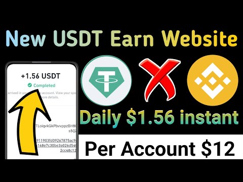 New Usdt Earning Instant $1.56 Payment Received Binance New Offer Website in 2024! 💥