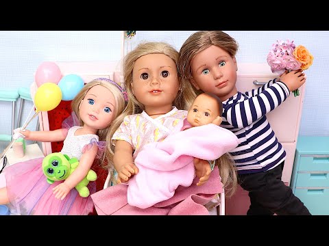 Welcome the newborn! PLAY DOLLS 15 min family stories