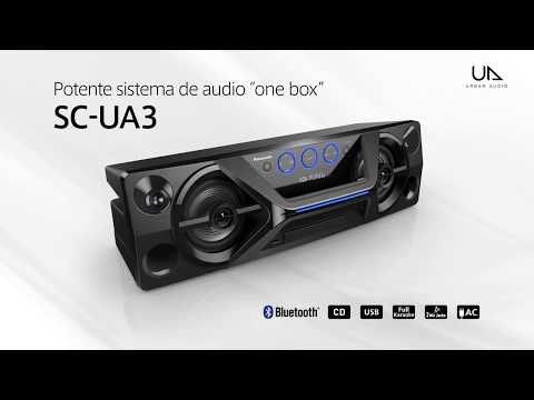 Panasonic Potente sistema de audio "one box" SC-UA3 (Español)