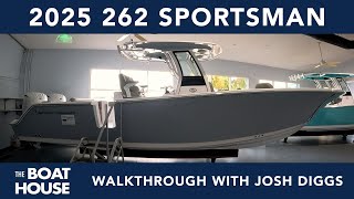 2025 262 Open Sportsman Center Console Walkthrough Video with Josh Diggs. BoatHouseH2o.com.