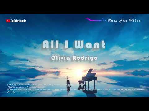 《All I Want》 Original Instrumental｜Olivia Rodrigo