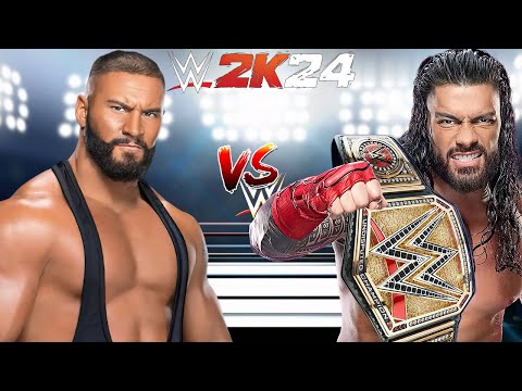 WWE 2K24 BRON BREAKKER VS. ROMAN REIGNS FOR THE WWE UNDISPUTED UNIVERSAL CHAMPIONSHIP BELT!