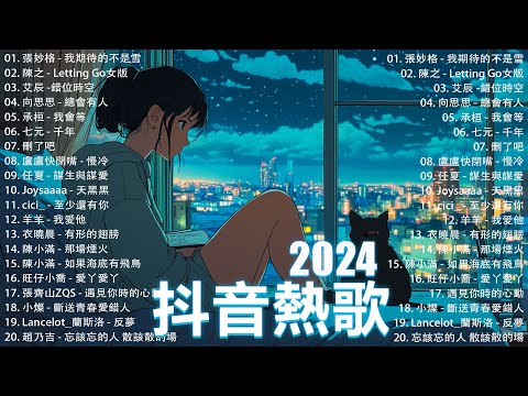 2024抖音最最最火🍀2024流行歌曲【抖音神曲2024】抖音神曲2024🍀40首超好聽的流行歌曲 : 張妙格 - 我期待的不是雪, 向思思 - 總會有人,  Letting Go女版,下個，路口，見