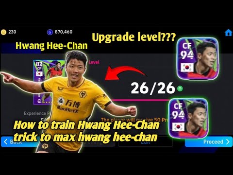 How to max Hwang Hee-Chan in efootball 2024mobile | how max Hwang hee-chan