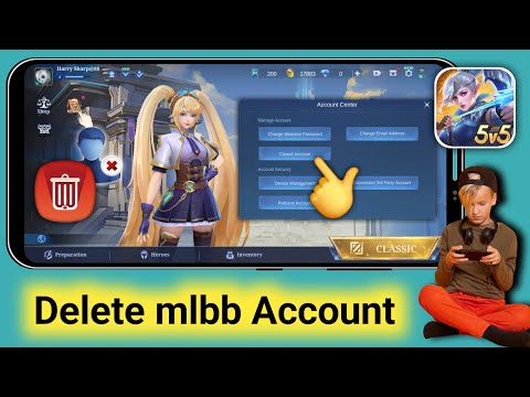 How to DELETE ACCOUNT in Mobile Legends | Create New Account (2024)