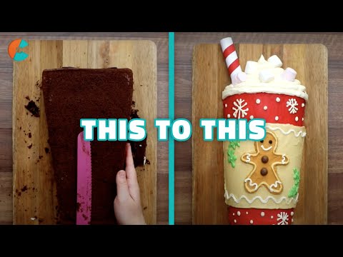 Make a Giant Starbucks Cup Cake! | Craft Factory