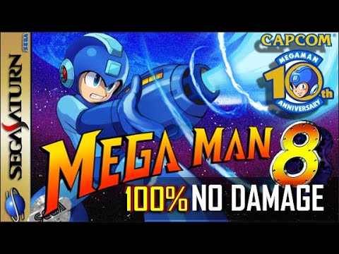 SEGA SATURN: Mega Man 8 - 100% (All Bolts Walkthrough)