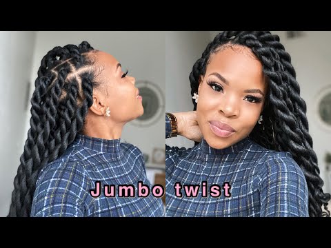 Easy method for Jumbo Twist |On short natural hair| beginner friendly