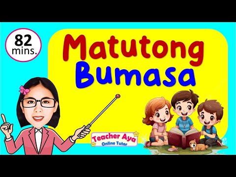 FILIPINO READING LESSON FOR KIDS | MAGSANAY AT MATUTONG BUMASA | MGA SALITA AT PANGUNGUSAP