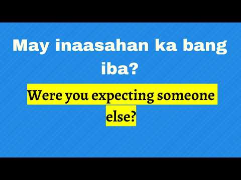 TAGALOG-ENGLISH USEFUL EXPRESSIONS FOR DAILY CONVERSATION(FOR ADULT FILIPINO LEARNERS)