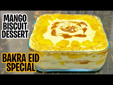 Mango Biscuit Dessert | Eid Special | Recipes With Shahida