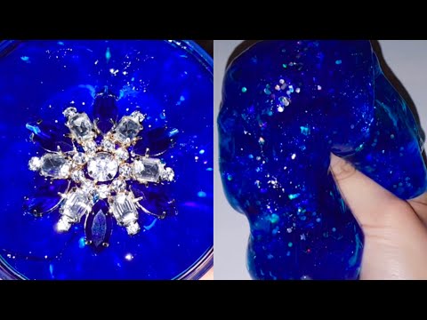 まるで宝石なスライム、雑談内容は病み散らかしてますよろしくお願いします🥺　sapphire slime asmr satisfying 슬라임 史莱姆 鬼口水