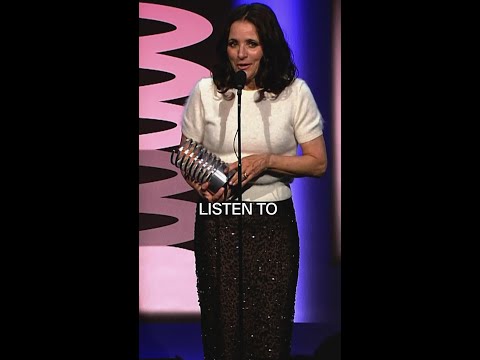 "Listen to old women motherf*ckers" Julia Louis Dreyfus accepts her 28th Annual Webby Award.