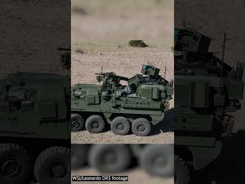 This Stryker uses a Laser, a 30 mm gun and missiles against drones