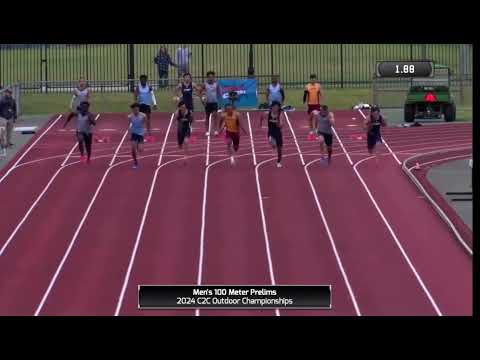 100m Dash Prelim: 11.12 (Lane 1)