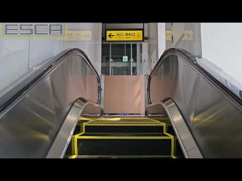 Okutsugaru-Imabetu Station Down Line Platform Escalator Up Hitachi