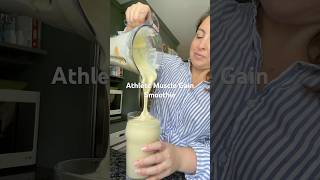 Athlete Muscle Gain Smoothie #athletenutrition #sportsnutritionist #musclegain