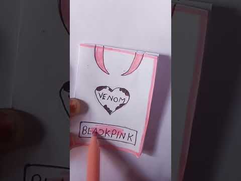 diy Blackpink new song pink venom notebook  #pinkvenomchallenge