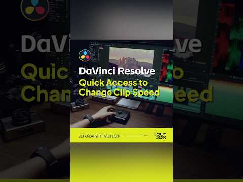 💡Quickly Adjust Clip Speed for #DaVinci #tourbox #editing #tips #workflow #videoediting