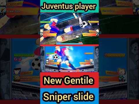 captain tsubasa dream team - New Gentile Juventus player sniper slide #captaintsubasadreamteam