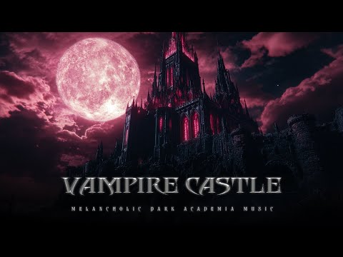 Vampire Castle - Melancholic Piano & Cello Under the Blood Moon | Dark Academia Music