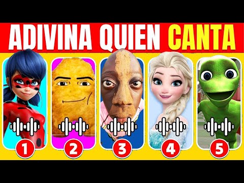 ¡Adivina quien CANTA…! 🎤 Elsa, Mario, Merlina, Tenge, Skibidi, Disney