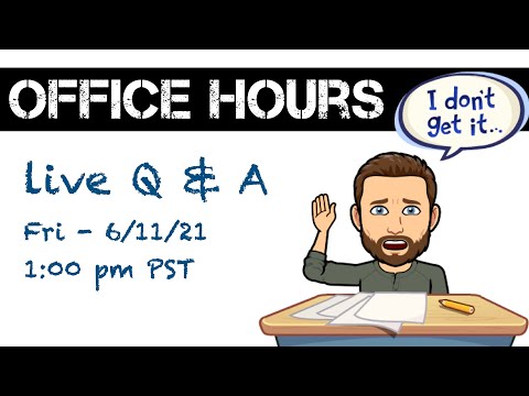 TCM Office Hours - Live Q&A (6/11/21)