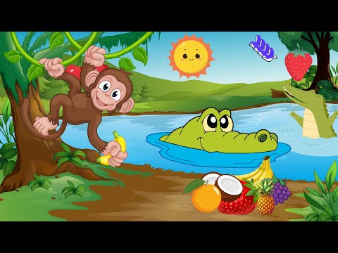 The Clever Monkey and the Crocodile | A Moral Story