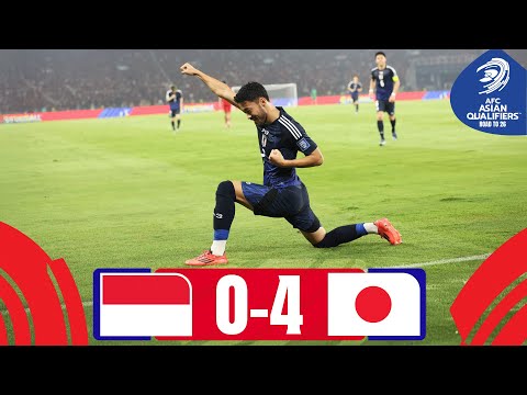 Samurai Blue DOMINATE in Jakarta! | Indonesia - Japan | Highlights #AsianQualifiers - Road To 26