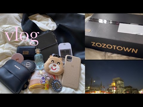 〔vlog〕なんにもない休日/ZOZO購入品紹介/ドンキお買い物/鞄の中身紹介👜