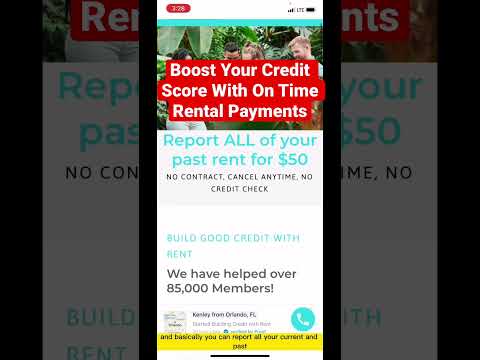 Boost Your Credit Score With On Time Rental Payments!