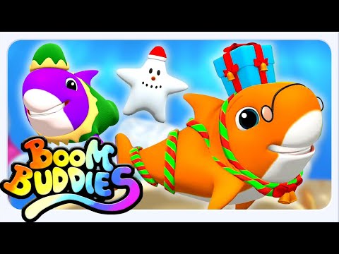 Baby Shark Holiday Song + More Xmas Nursery Rhymes for Kids by Boom Buddies