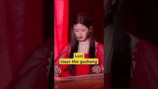 Lusi's Masterful Guzheng #zhaolusi #chineseactress #chinesedrama #achowtv #bts #jungkook