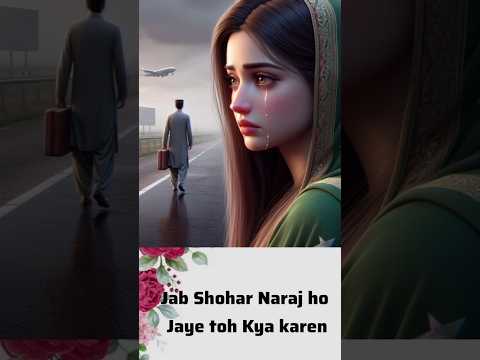 Jab Shohar Naraj ho Jaye toh Kya karen #urduquotes #shoharaurbiwi #urdunovels #haqooq #shorts #viral