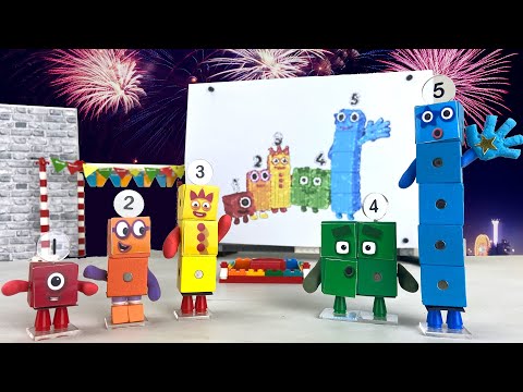 Numberblocks Stampoline Park || Keith's Toy Box