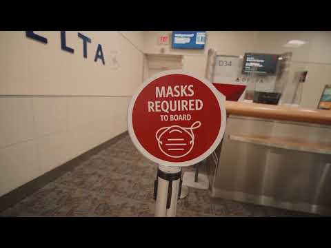 Covid Masks Sign | Copyright Free Video Footage