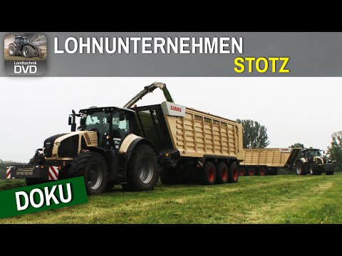 DOKU Lohnunternehmen Stotz in der Grasernte