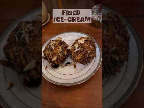 How to Make Fried Ice Cream at Home! 🍨 #viralshorts  #icecream  #viralrecipe  #foodies