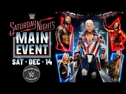 Simply Reliable Studios Presents: WWE Saturday Night's Main Event Watch Along Coverage