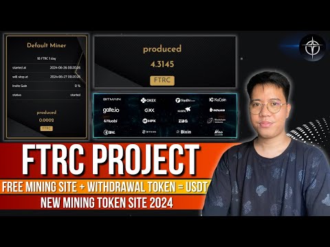 FTRC Project - Mine $FRTC Token Daily For FREE | Partners with Many Exchanges | Full Review