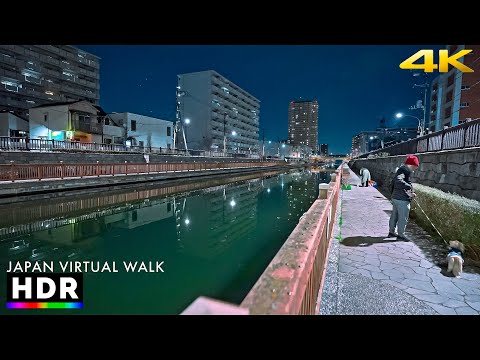 Tokyo Evening Walk in Kitasuna, Japan • 4K HDR