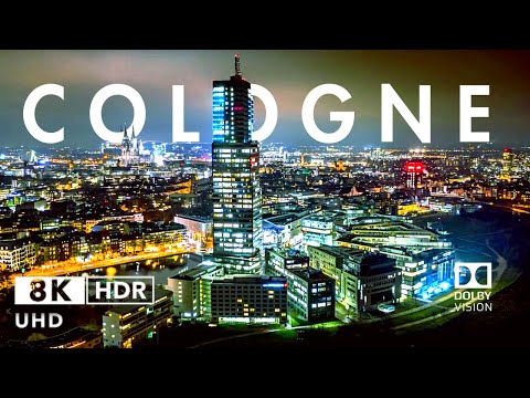 Cologne, Germany in 8K ULTRA HD HDR 60 FPS Video by Drone