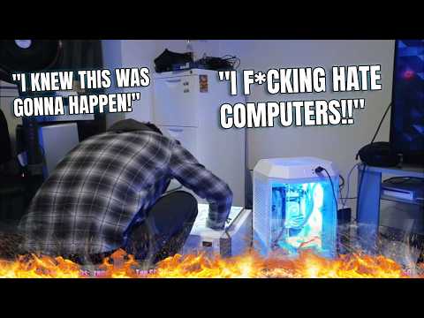 DSP Absolute DISASTER New PC Building Stream, Loses His Marbles for 3 Hours & Calls It Quits