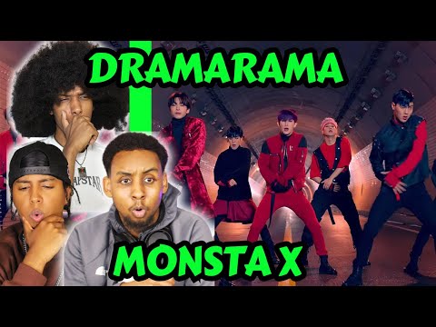 OUR FIRST TIME WATCHING MONSTA X - DRAMARAMA OFFICIAL MV REACTION!!